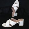 Cross Leather Heels 502
