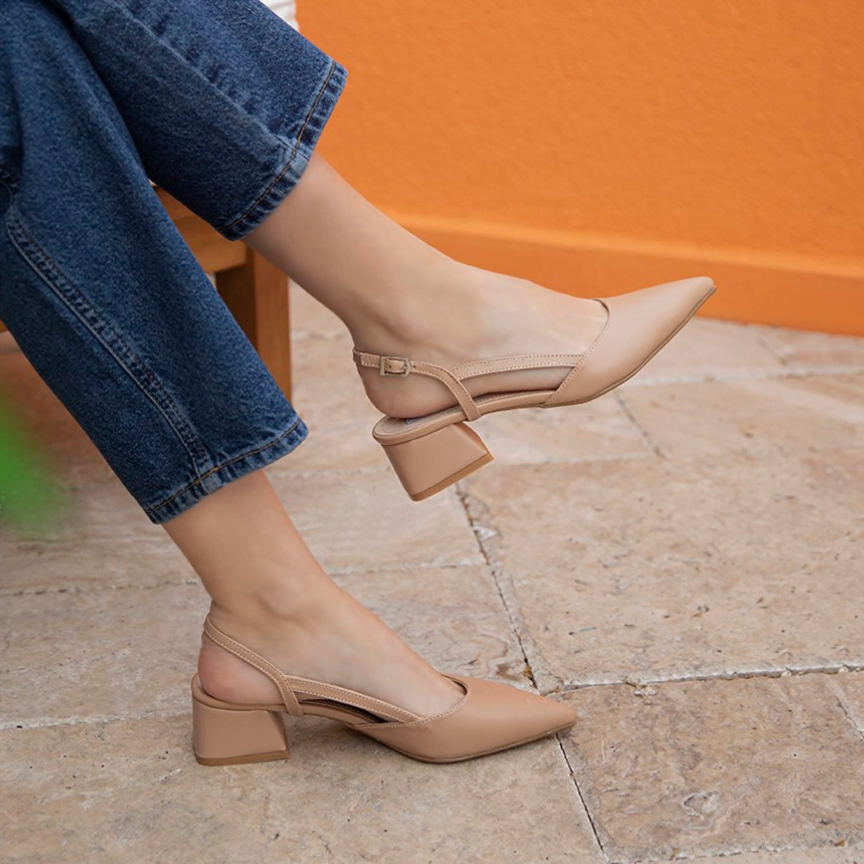 Patio Leather Heels