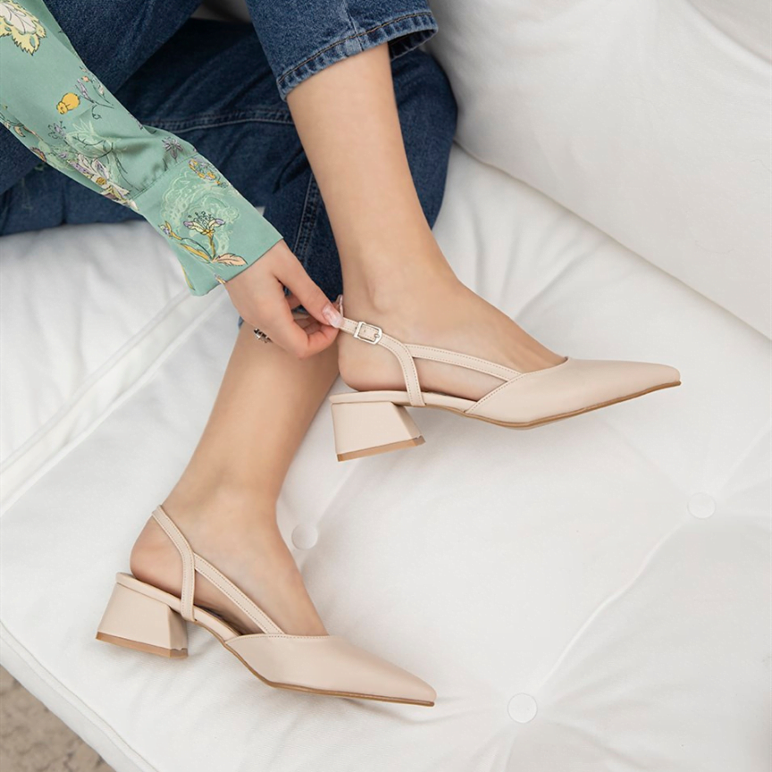 Patio Leather Heels
