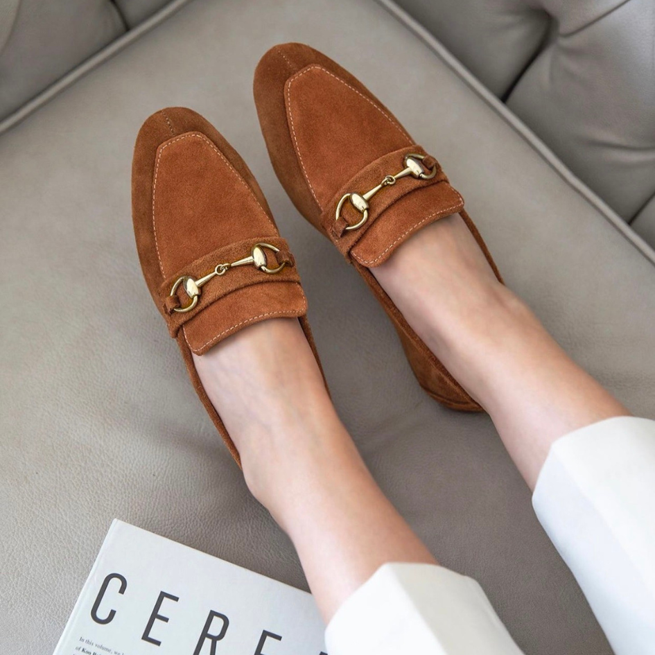 Gina Suede Loafers