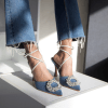 Dayana Denim Heels
