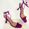 Pia summer sandals in dark purple