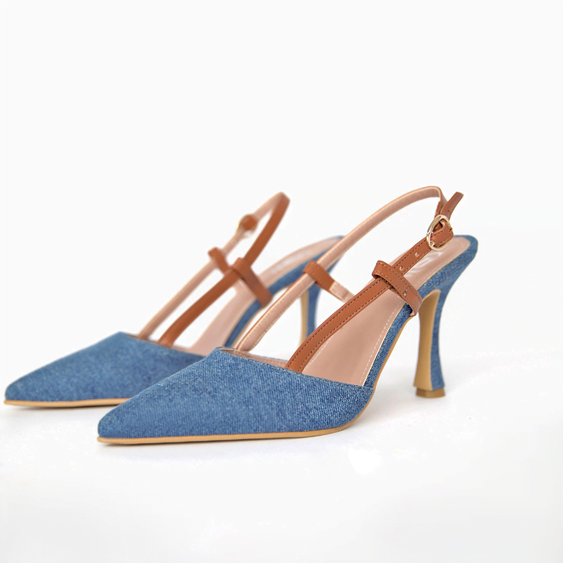 Stella Denim Heels