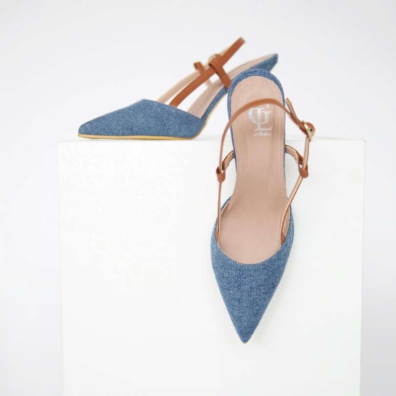 Stella Denim Heels