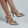Heels with Heart Motif
