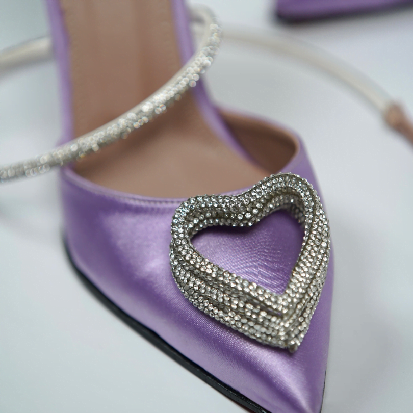 Heels with Heart Motif