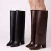 Sleeve Knee High Boots