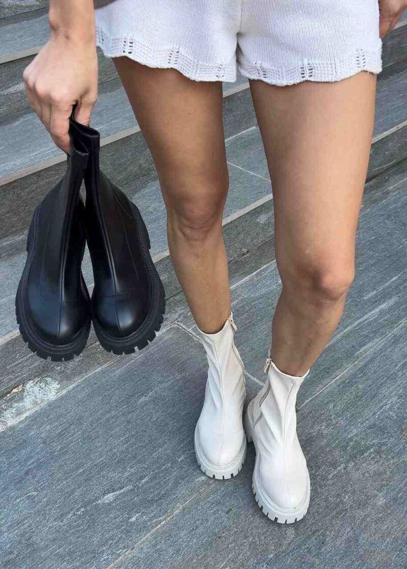 Platform Leather Boots