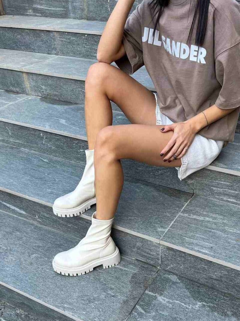 Platform Leather Boots