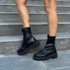 Platform Leather Boots