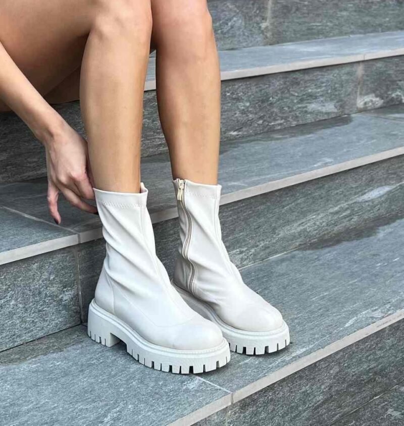 Platform Leather Boots