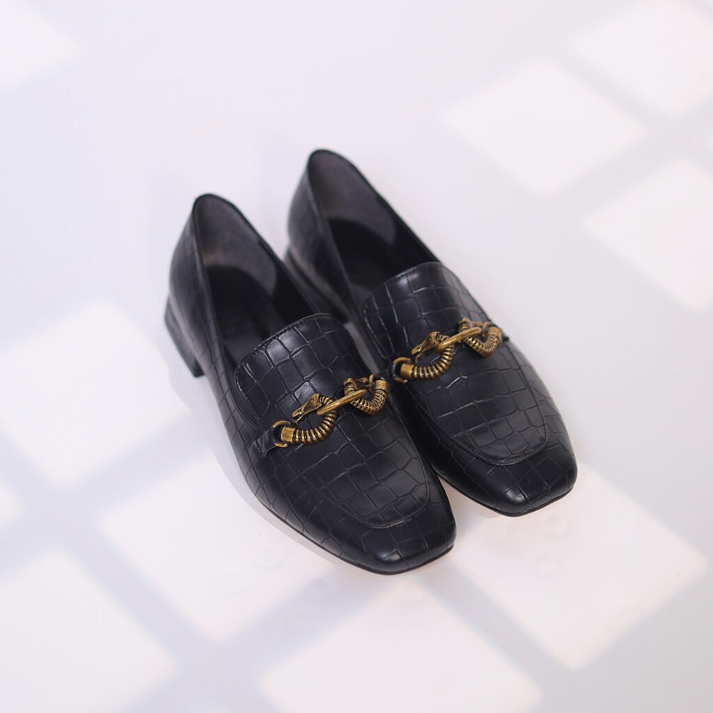 Tina Croc Loafers