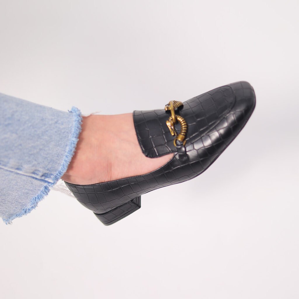 Tina Croc Loafers