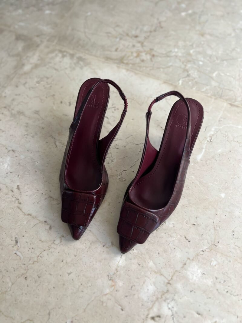Liana Croc Slingbacks