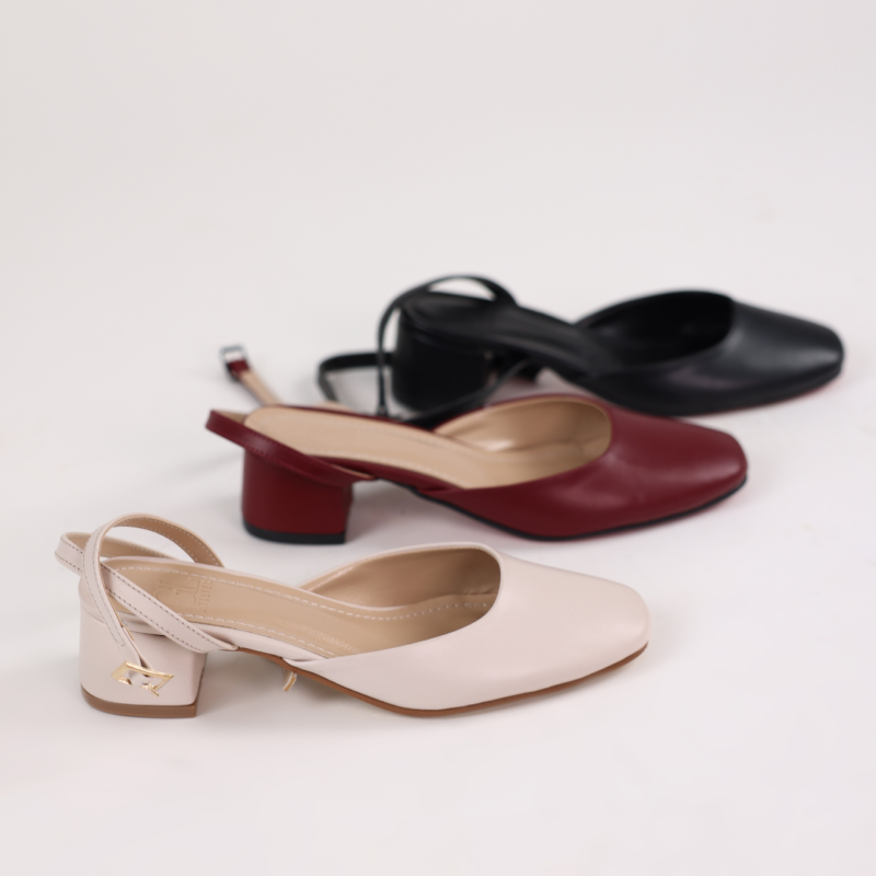 Livia Block Heels Slingbacks