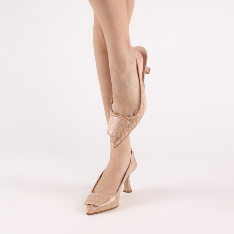 Liana Croc Slingbacks
