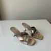 Aurum Metallic Mule