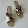 Aurum Metallic Mule