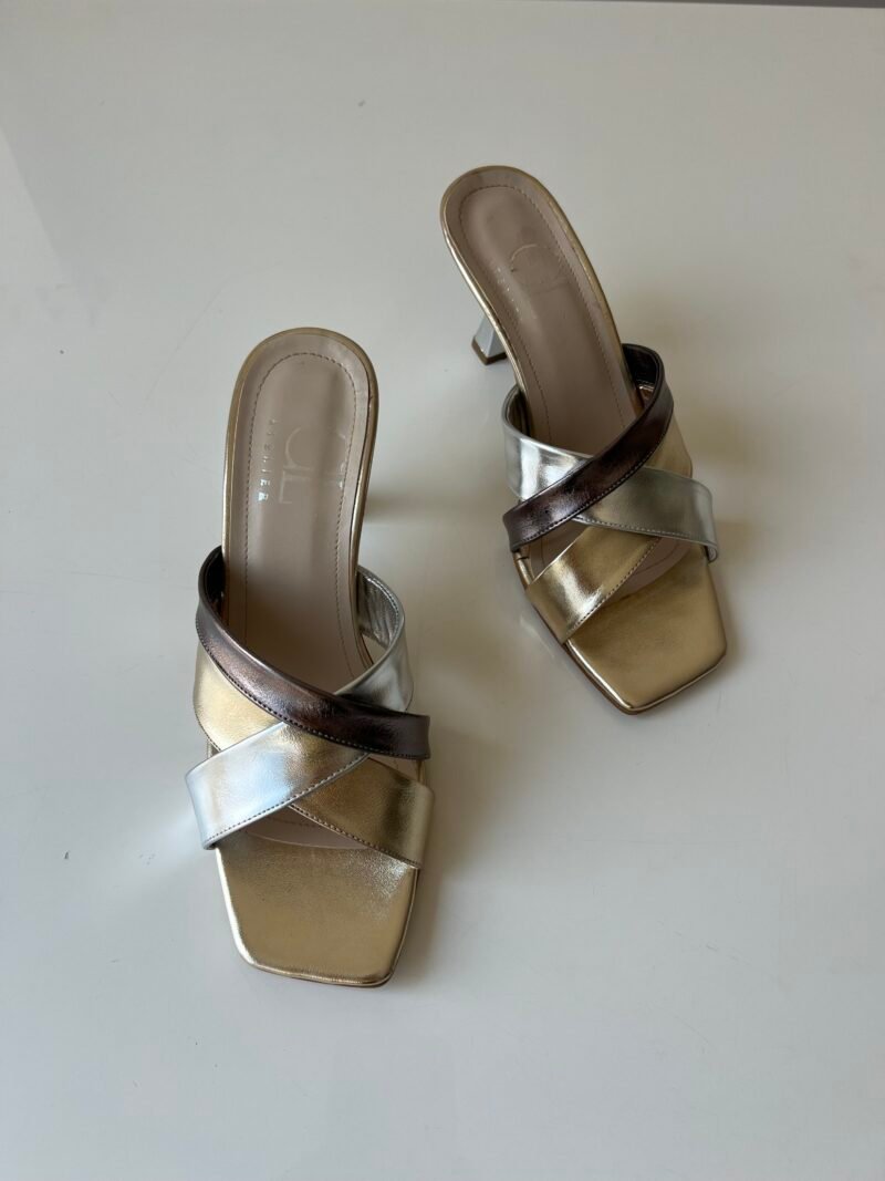 Aurum Metallic Mule