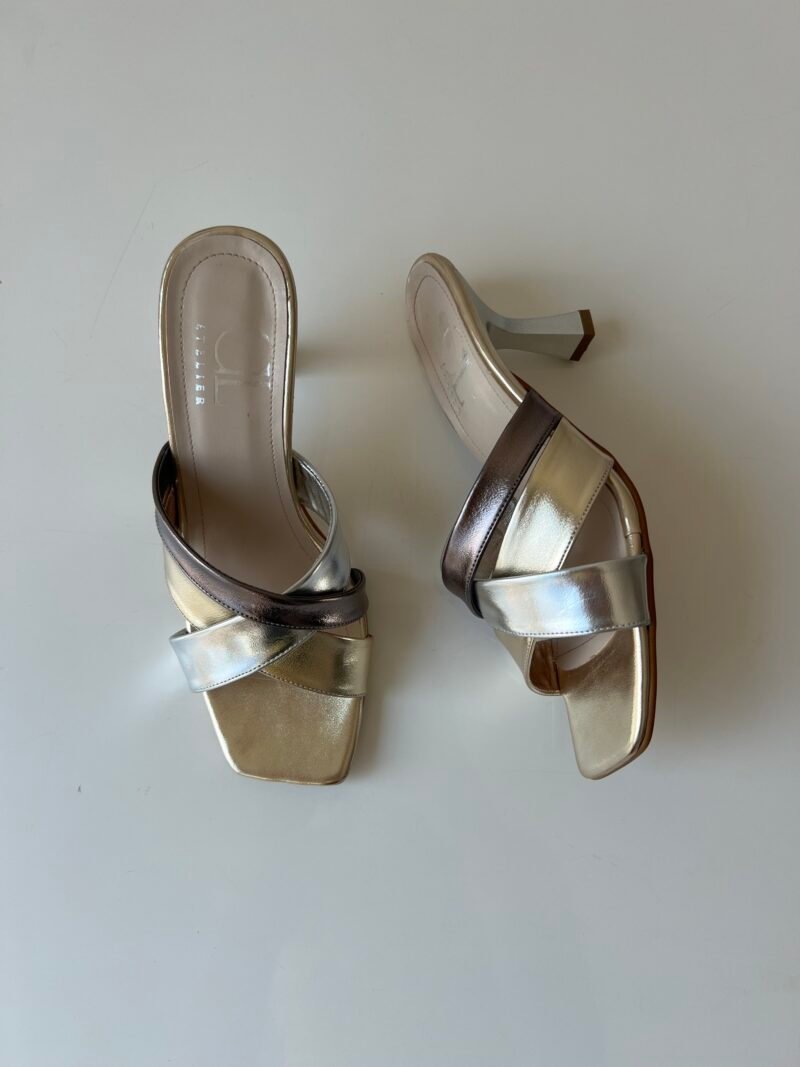 Aurum Metallic Mule