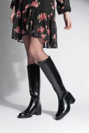 Himo Leather Tall Boots